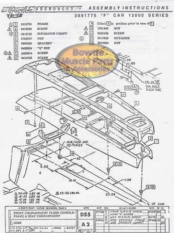 1968 Camaro Factory Assembly Manual – 450 Pages – RS SS Z/28 Restoration Guide