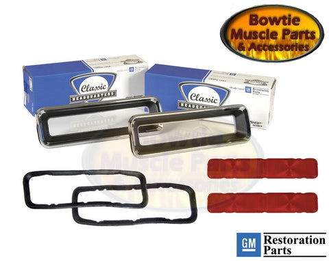 1967 67 CAMARO RS RALLYSPORT TAIL LIGHT LENS BEZEL KIT