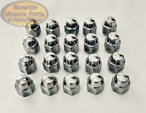7/16-20 SHORT CAPPED LUG NUT FOR CAMARO CHEVELLE FIREBIRD NOVA