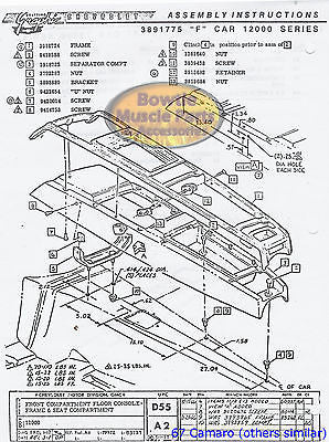 1975 75 Camaro Factory Assembly Manual Book Z28 SS RS TYPE LT 486 Pages!