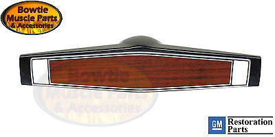 69 70 STEERING WHEEL HORN SHROUD ROSEWOOD DELUXE CAMARO IMPALA NOVA CHEVELLE
