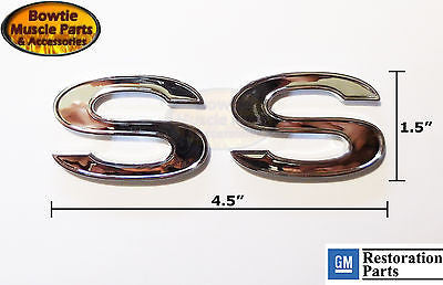 67 68 69 70 71 72 73 74 75 CAMARO SS RETRO FENDER EMBLEM PAIR EMBLEMS 76 77 78
