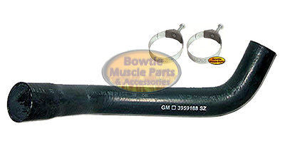 69 70 CHEVELLE EL CAMINO 396 402 454 LOWER RADIATOR HOSE 3959188 W/TOWER CLAMPS