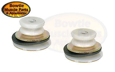 67-69 CAMARO FIREBIRD 68-72 CHEVELLE QUARTER WINDOW ROLLER ASSEMBLY PAIR