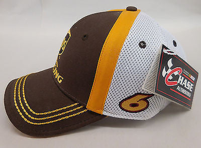 UPS NASCAR HAT DAVID REGAN CAR NUMBER 6 AUTHENTIC NASCAR CHASE APPAREL - NEW CAP