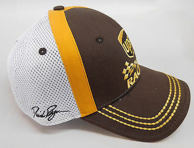 UPS NASCAR HAT DAVID REGAN CAR NUMBER 6 AUTHENTIC NASCAR CHASE APPAREL - NEW CAP