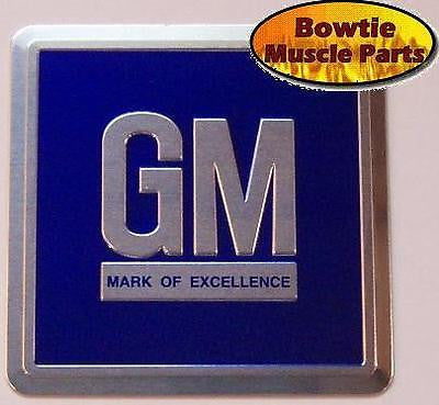 68 69 70 71 72 73 GM MARK OF EXCELLENCE DECAL EMBOSSED - EACH