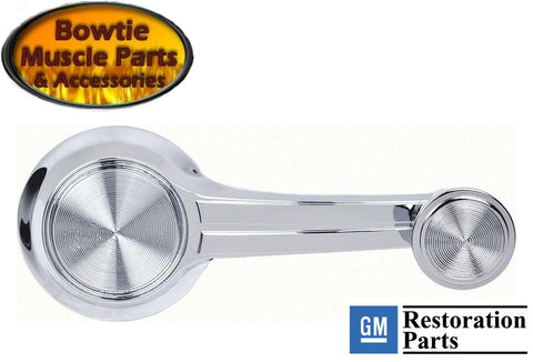 65 66 CHEVELLE CORVETTE IMPALA 442 GTO WINDOW CRANK CRANKS HANDLE CHROME KNOB