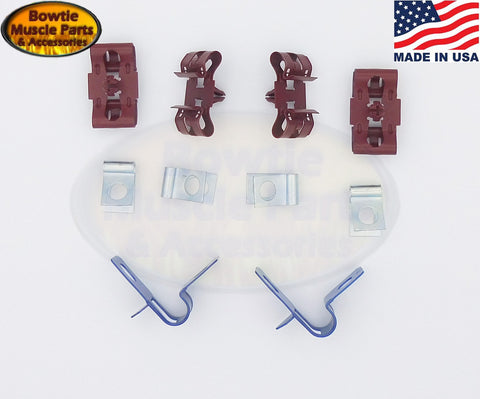 67 68 CAMARO FIREBIRD BRAKE LINE CLIP SET 10 PCS