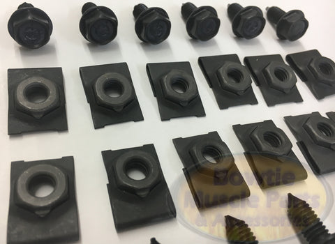 67 68 CAMARO RALLYSPORT RS FRONT END FASTENER BOLT KIT OEM CORRECT MARKINGS