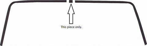 67 68 FIREBIRD CAMARO HEADLINER REAR WINDOW CENTER TRIM CAP FOR WINDLACE