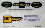 1971 71 CHEVELLE  EL CAMINO OWNERS OWNER'S MANUAL WITH STORAGE BAG