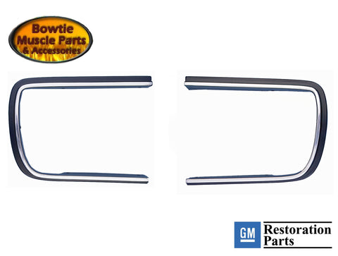 1967 1968 CAMARO RS RALLYSPORT HEADLIGHT DOOR MOLDINGS