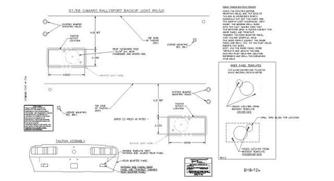 1967 CAMARO RS CONVERSION KIT FACTORY CORRECT ELECTRIC MOTORS RALLYSPORT GRILLE