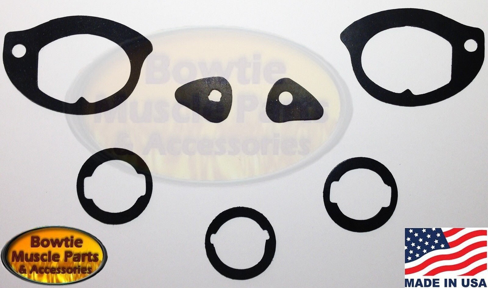 Camaro Firebird Chevelle Nova GTO Door Handle & Lock Gasket Set w/ Trunk Gasket
