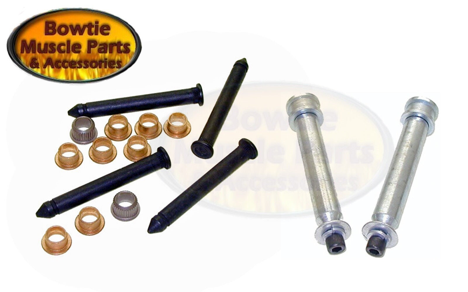 68–69 Camaro Nova Door Hinge Roller & Bronze Bushing Repair Set – Complete Kit
