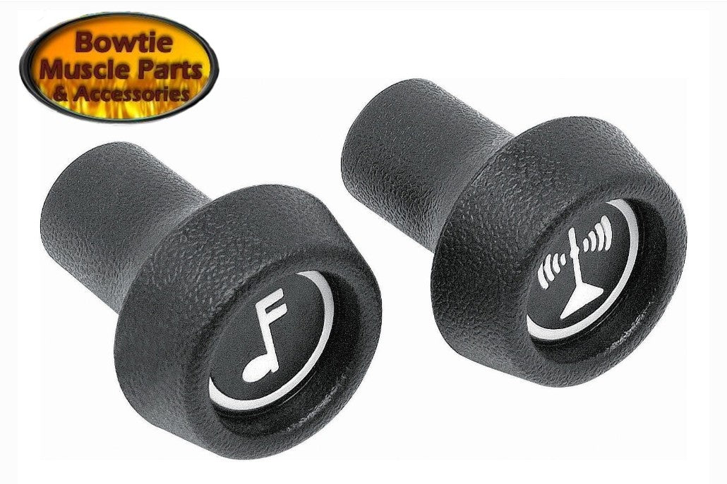 71–78 GM Radio Knobs Camaro Firebird Nova Chevelle Corvette Truck OEM Correct