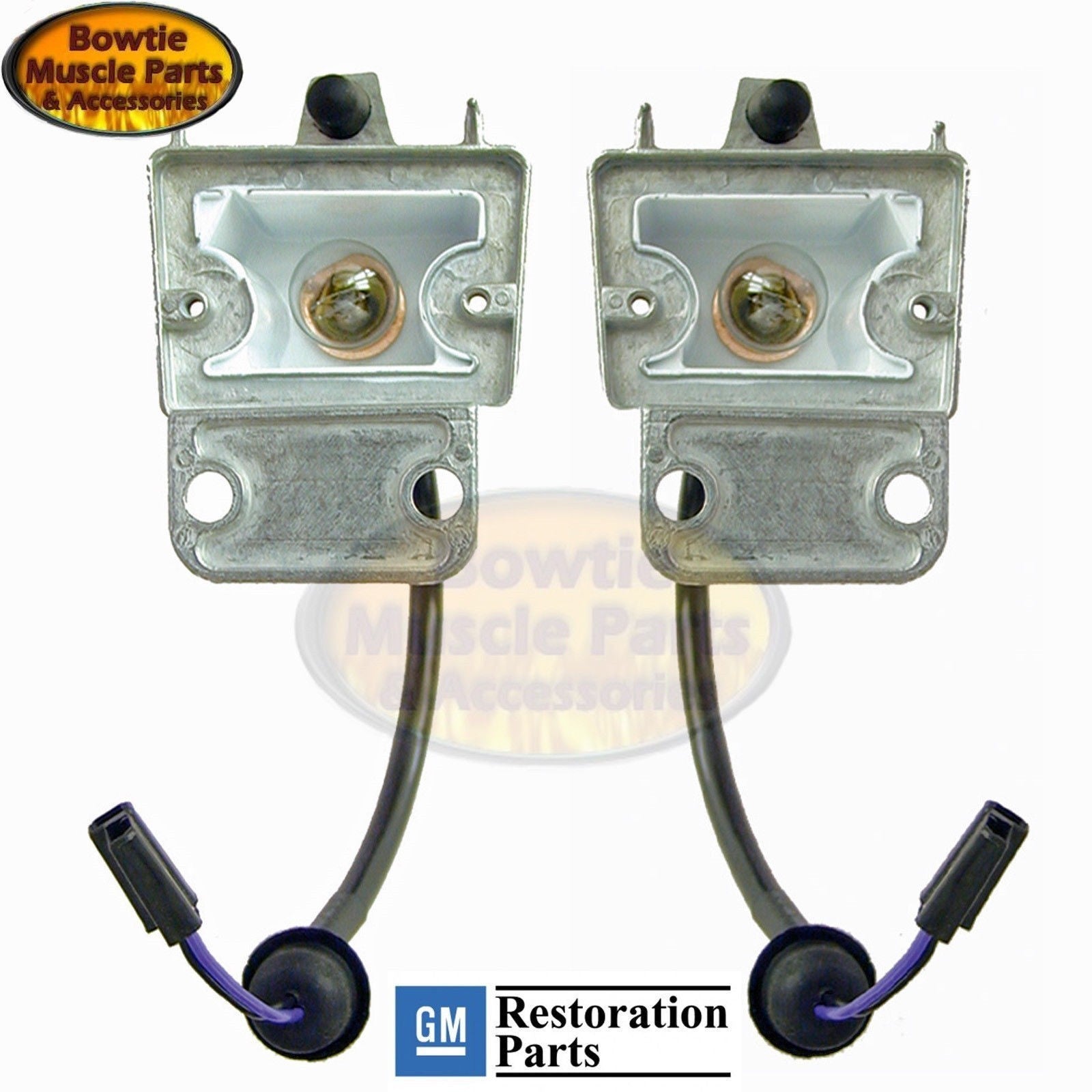 68 Camaro RS Parking Lamp Housing Pair – Rallysport Die‑Cast GM Licensed 916619