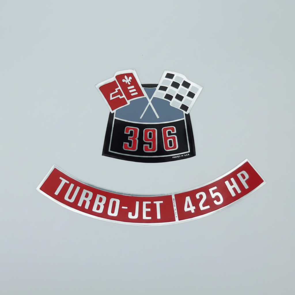 1965 CORVETTE BISCAYNE IMPALA BEL AIR 396 425HP DECAL SET SPEC HI PERF