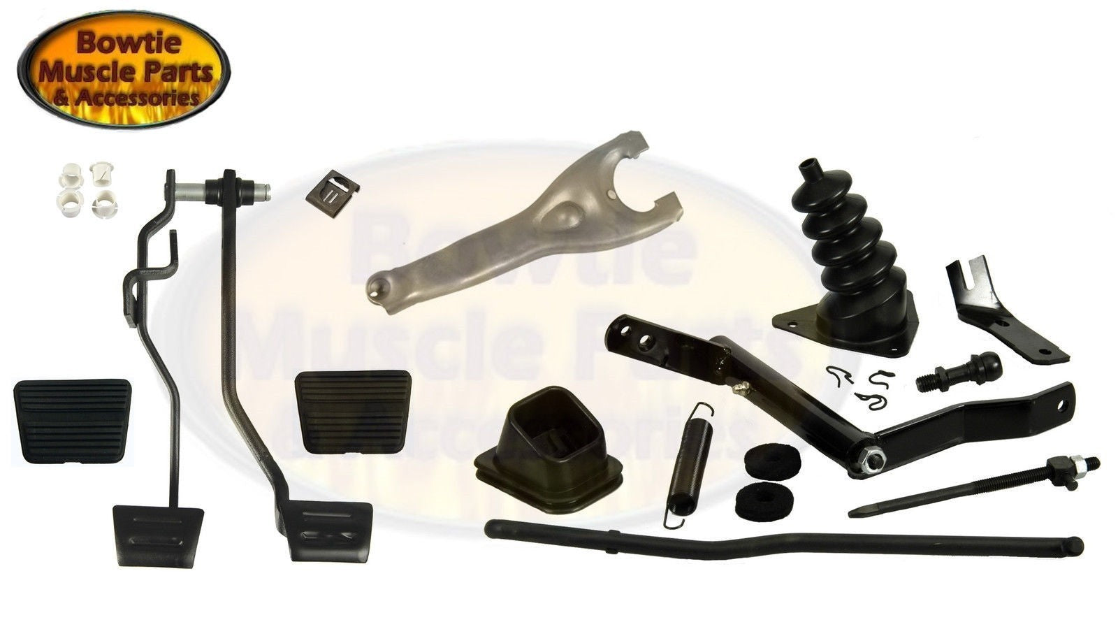 68–70 Chevelle El Camino Master Clutch Pedal Linkage Kit SB BB 327 350 396 454