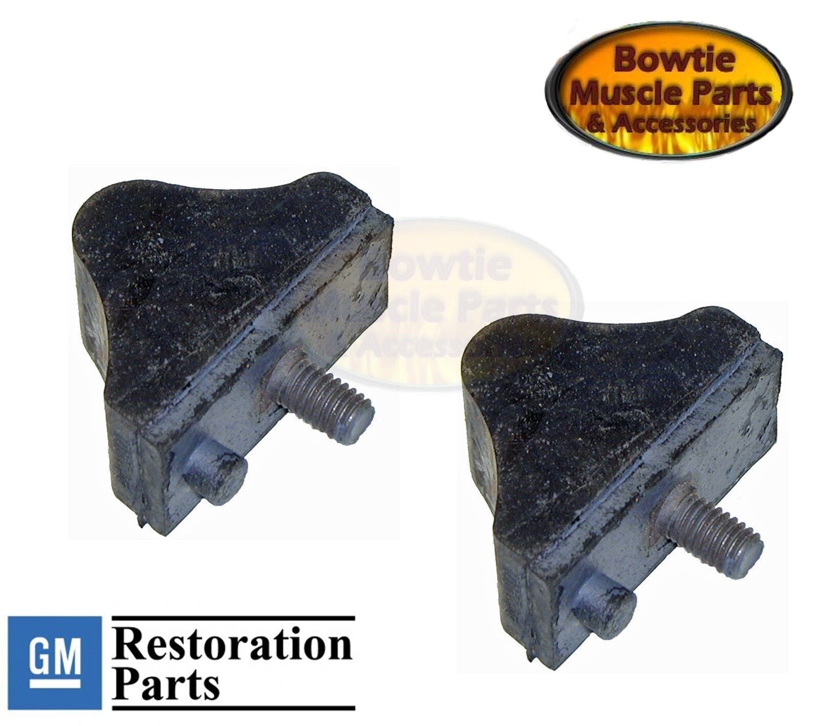 1964–1972 GM Lower Control Arm Bumpers – Pair – Chevelle Nova Camaro Firebird