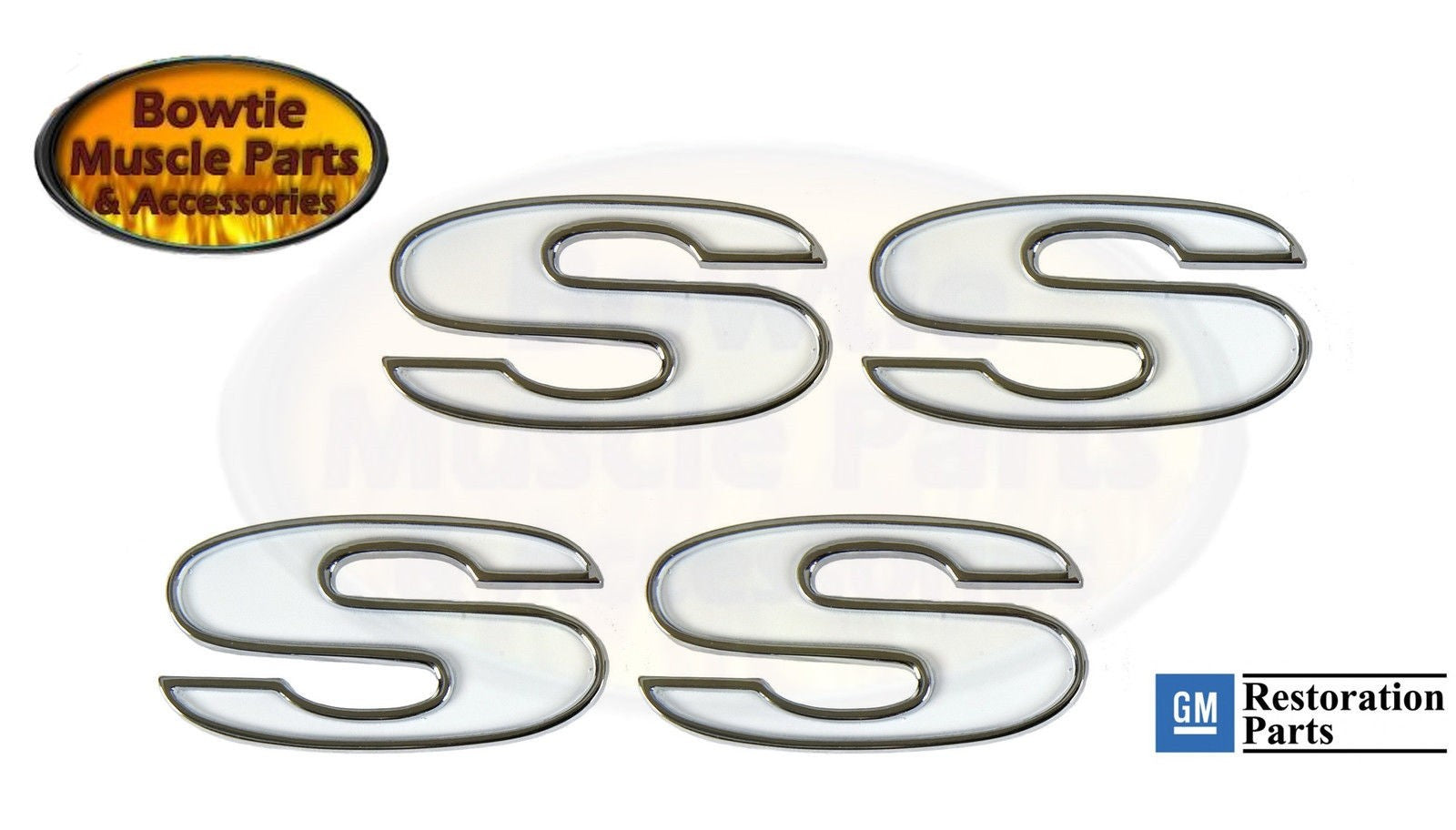 1967 67 CAMARO FENDER "SS" FENDER EMBLEM EMBLEMS FOR BOTH FENDERS