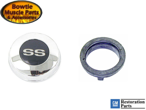 1967 67 CAMARO SS HORN CAP AND RUBBER RETAINING RING 3905585-SS 3931568