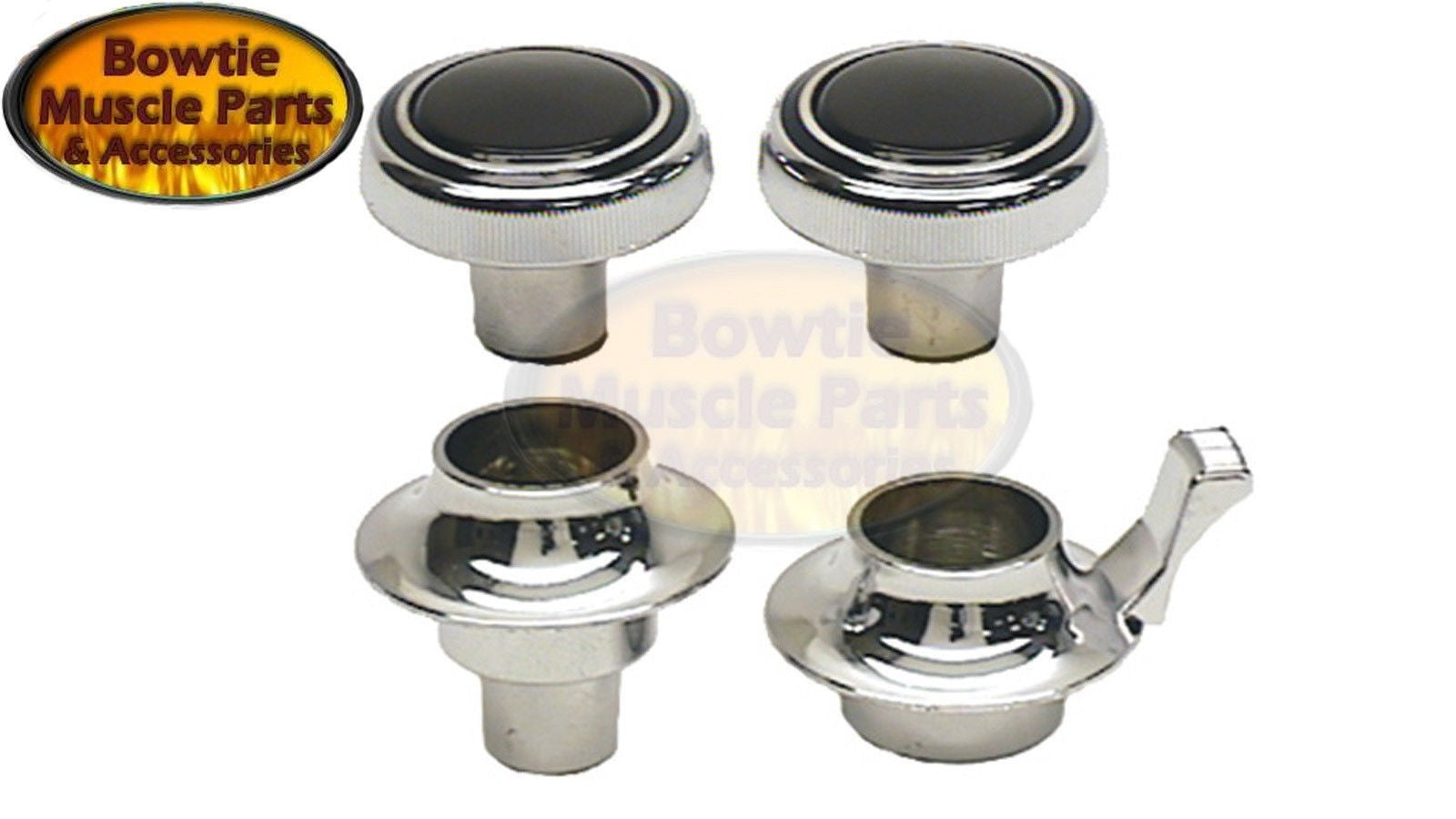 68–70 Camaro Chevelle Nova Corvette Mono Radio Knob Set 3954238 3954239 3954240