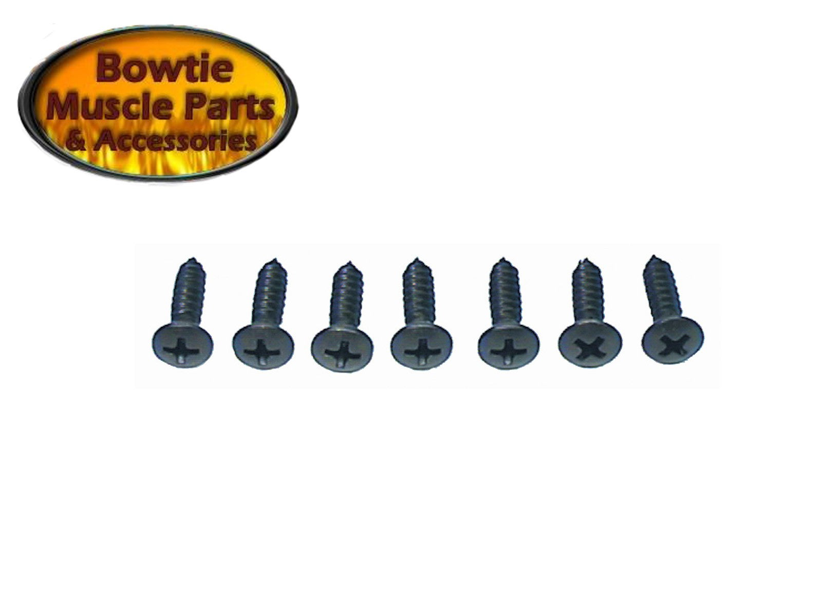 67–68 Camaro Firebird Dash Instrument Carrier Mounting Screw Set 7‑Pc CHQ
