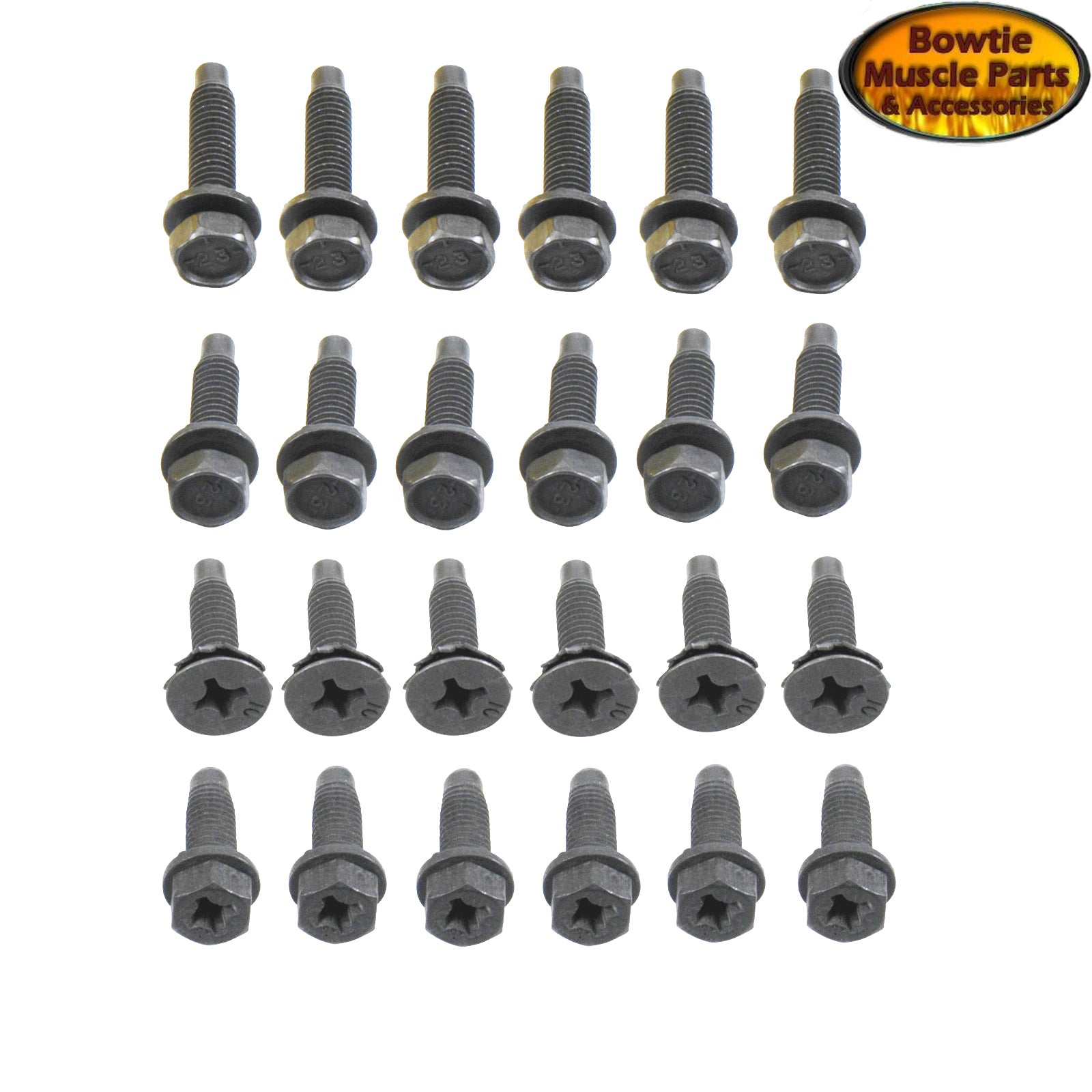1966–1967 Camaro Firebird Chevelle GTO Door Hinge Bolt Set – GM Licensed