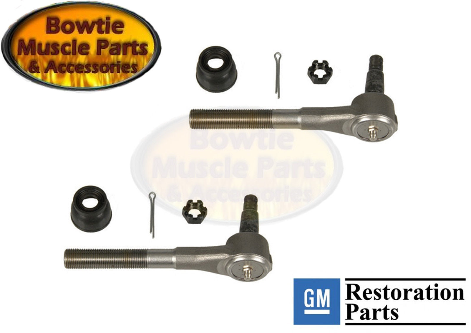 1967–1974 Camaro Nova Firebird Outer Tie Rod Pair – OE Correct – GM Licensed