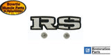 1969 Camaro RS Rally Sport Rear Panel Emblem Chrome GM Licensed 8701129