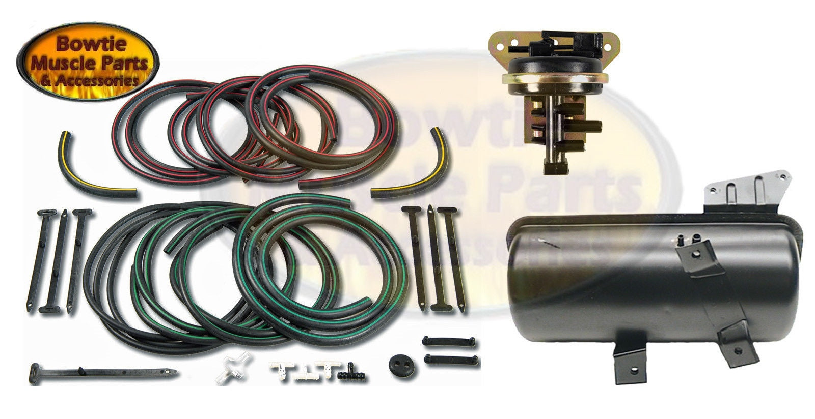 1968 Camaro RS Headlamp Vacuum Tank, Relay & Hose Kit