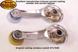 1969 Camaro Window Crank Handle Set – Technically Correct – GM OE Style