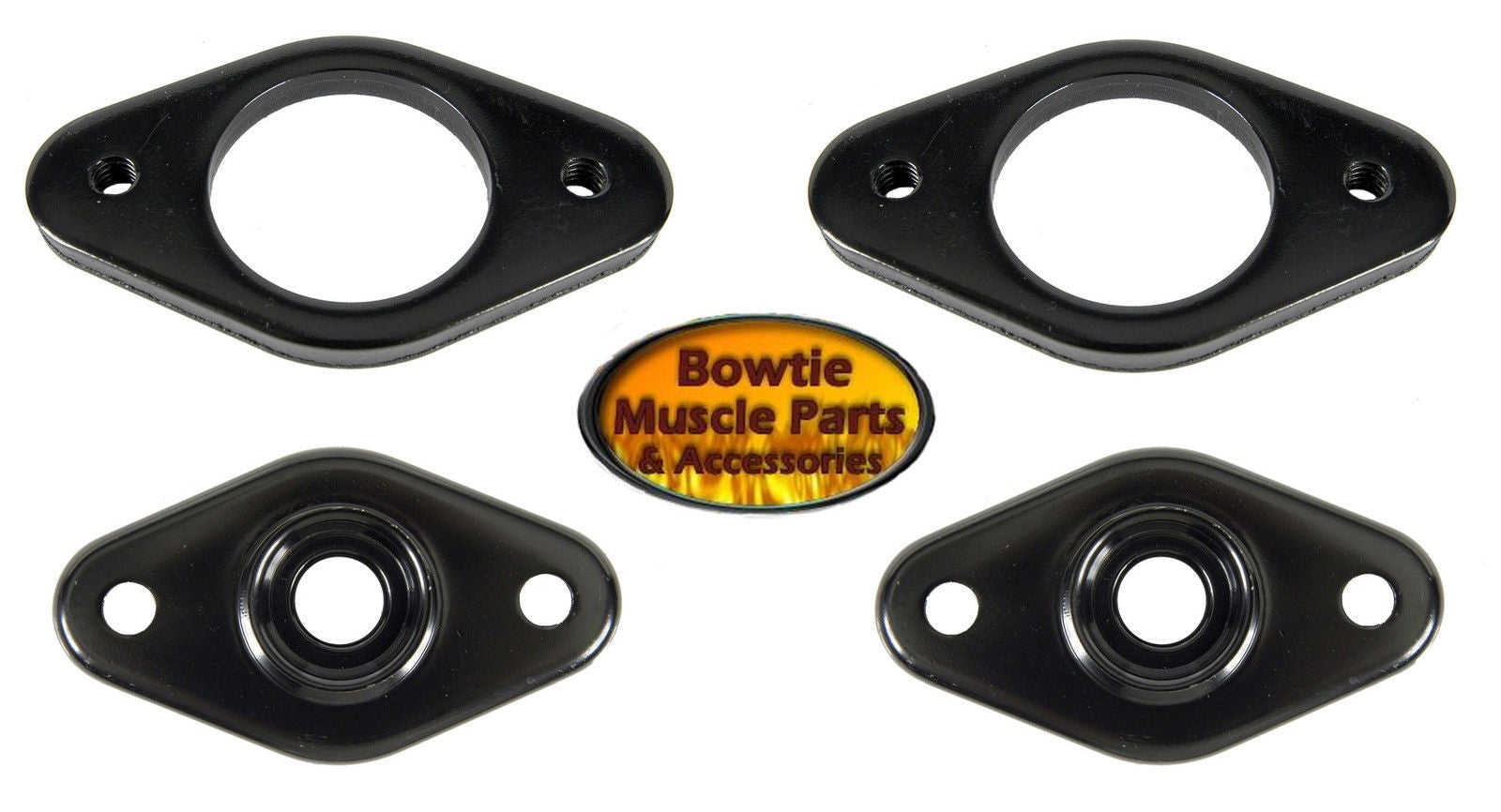 1967–1969 Camaro Firebird Rear Upper Shock Mount Plate Set – 4 Pc – OE Correct