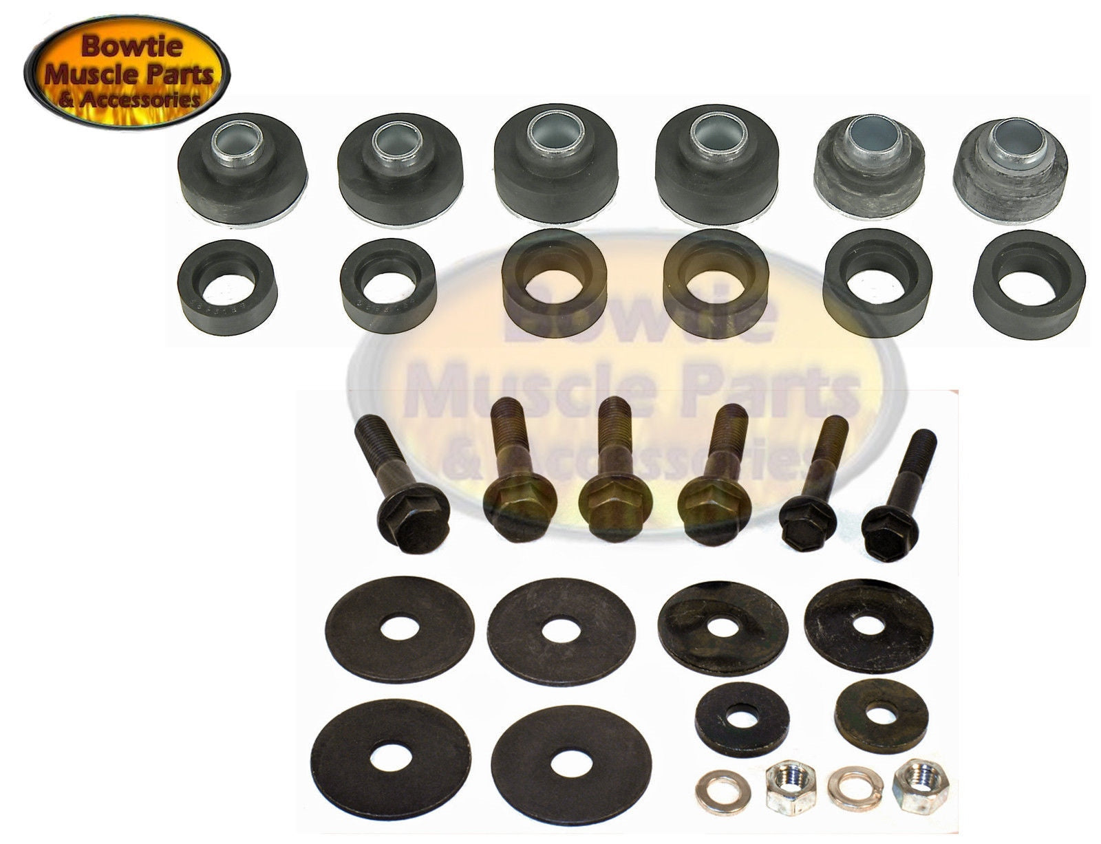 1967–1972 Camaro Firebird 1968–1972 Nova Subframe & Core Support Bushing Kit