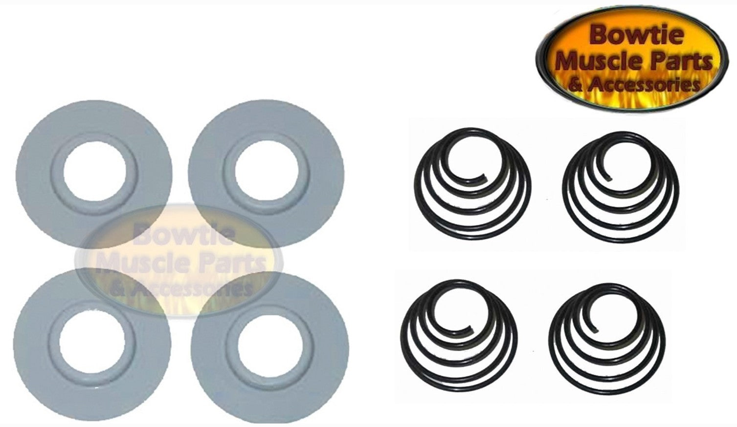 Camaro Chevelle Impala GTO Cutlass Nova Window Crank Washer & Spring Set 8‑Piece