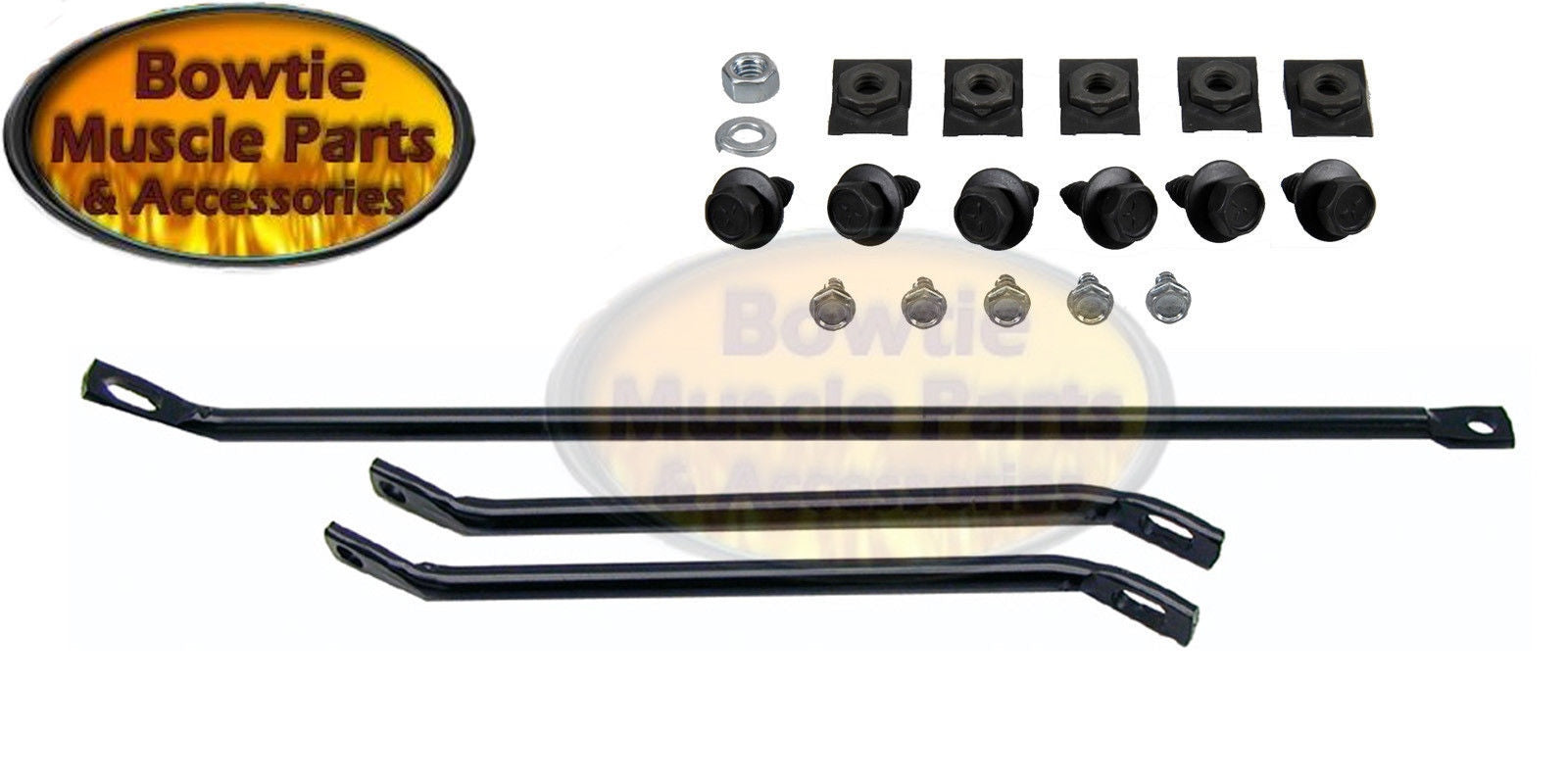 67–68 Camaro Firebird Front Spoiler Mounting Kit Brackets & Hardware Correct
