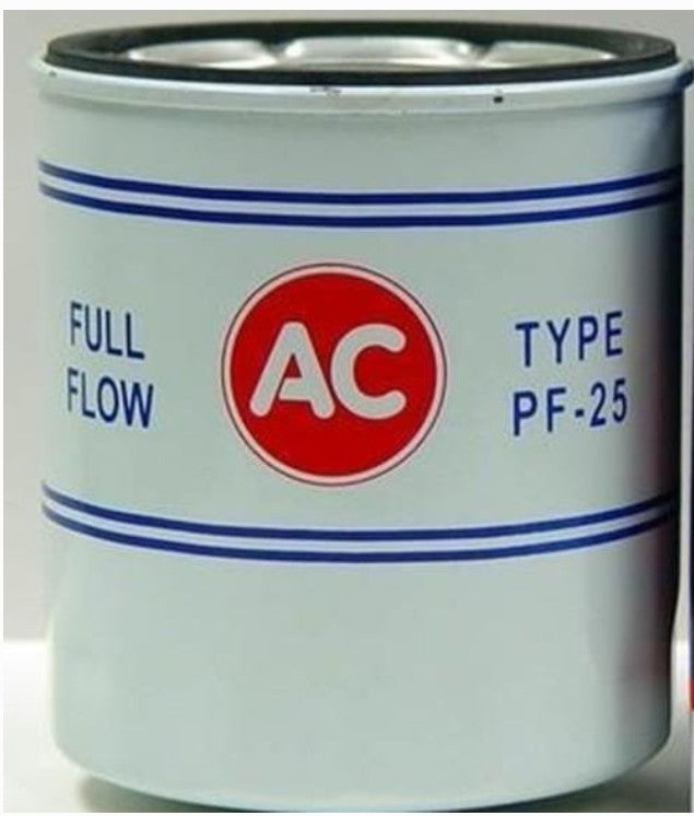 68–74 GM PF25 Reproduction AC Delco Oil Filter 302 350 327 400 Camaro Chevelle