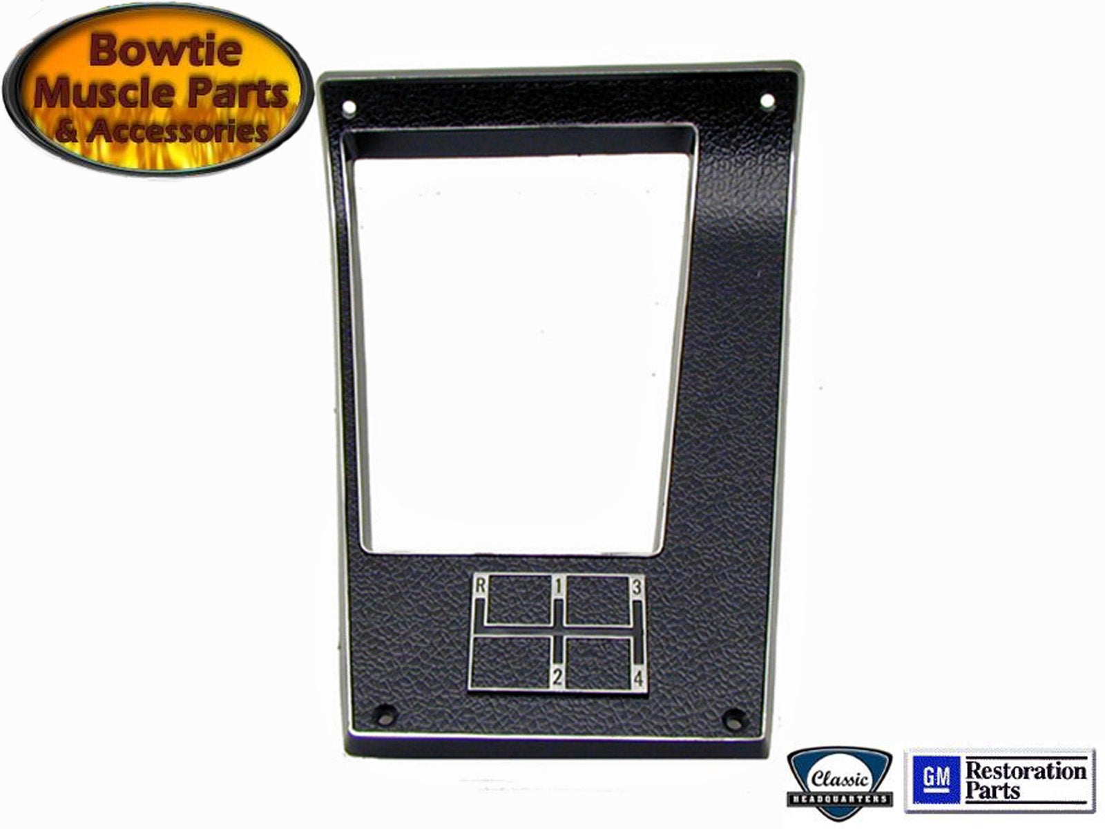 1970–1971 Camaro Shift Plate – Manual Trans Console – GM Licensed – CHQ