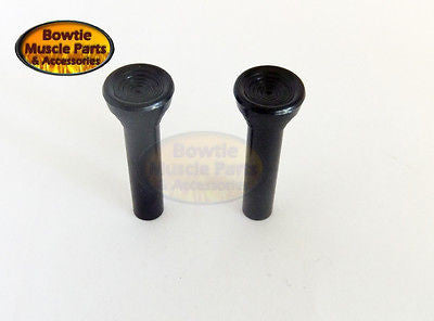 64-67 CHEVELLE MALIBU 58-67 IMPALA 62-67 NOVA BLACK DOOR LOCK KNOBS KNOB PAIR