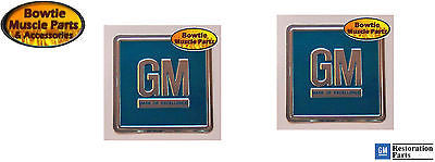 67 CORVETTE CAMARO IMPALA CHEVELLE GM MARK OF EXCELLENCE DECAL EMBOSSED - PAIR