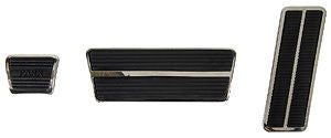 67 68 CAMARO PEDAL PAD TRIM KIT DRUM BRAKES AUTO TRANS