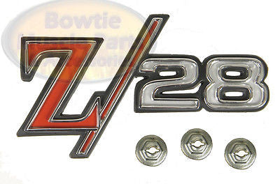 1969 69 CAMARO Z/28 FRONT FENDER EMBLEM Z28 - EACH