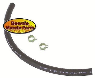 67 68 69 70 CHEVELLE CAMARO NOVA CORVETTE 3/8 FUEL HOSE w/ CORRECT PINCH CLAMPS