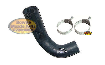 69 70 NOVA 396 402 427 454 LOWER RADIATOR HOSE 3947809 CORRECT W/TOWER CLAMPS