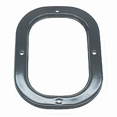 1969 69 CAMARO SHIFT BOOT RETAINER BLACK - WITH FACTORY CONSOLE