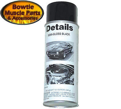 CORVETTE IMPALA CAMARO NOVA CHEVELLE FIREBIRD GTO SEMI GLOSS BLACK SPARY PAINT