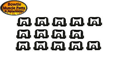 Windshield Molding Clip Set – Fits 1967-1969 Camaro & Firebird – Front & Rear Window Trim, Silver, Clip-On, Vintage