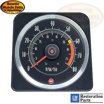 1969 69 CAMARO 6X8 TACH 302 Z28 396 375HP L78 TACHOMETER 6 X 8 CORRECT!